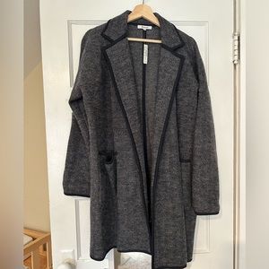 Madewell chevron sweater blazer